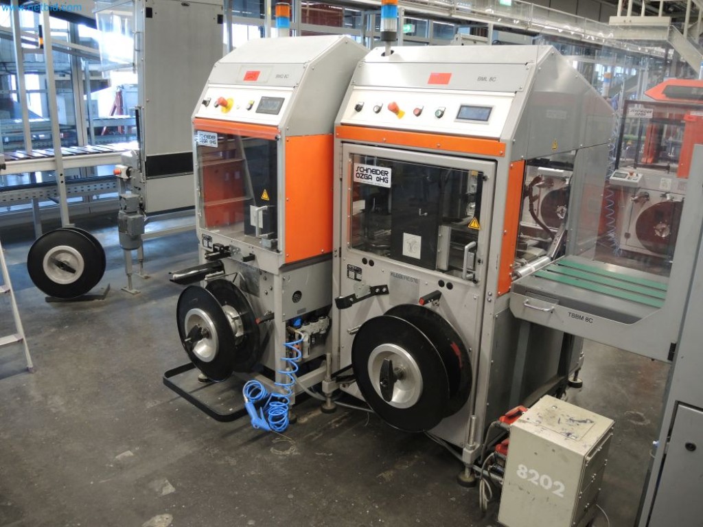 Used Schneider Ozga SSB2400L, SSB2400P 2 Plastic strap bundlers for Sale (Auction Premium) | NetBid Industrial Auctions