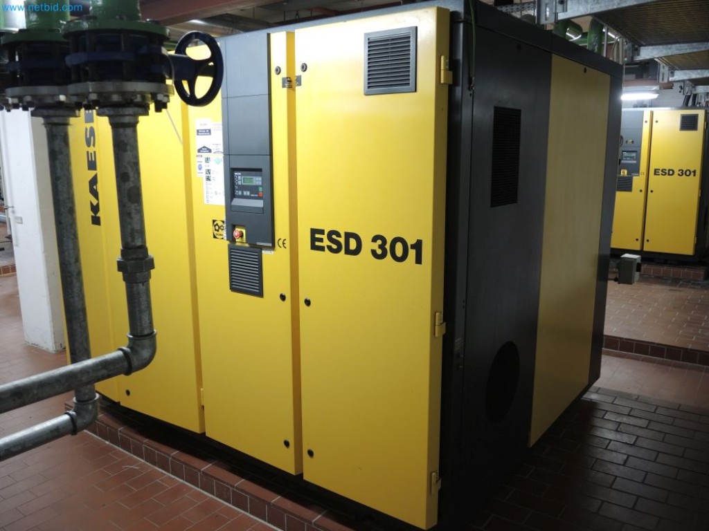 Used Kaeser ESD301 Screw compressor for Sale (Auction Premium) | NetBid Industrial Auctions