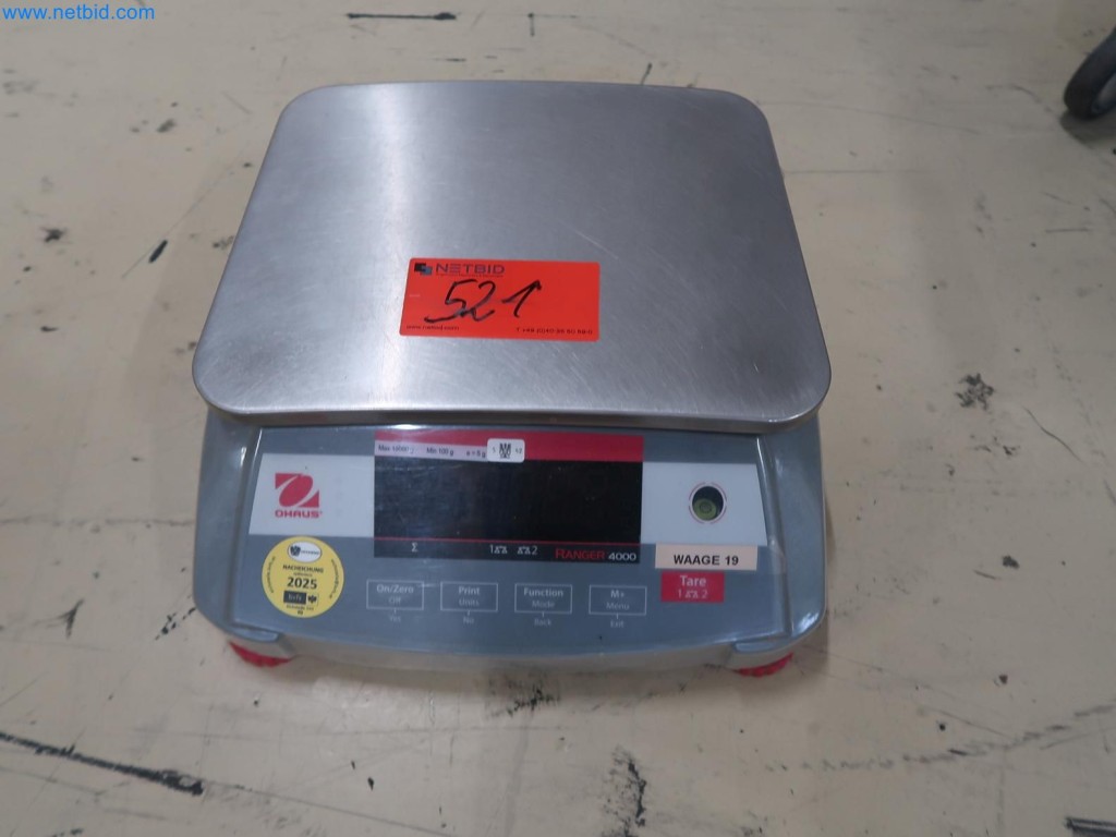 Used Ohaus Ranger 4000 Zählwaage (Waage 19) for Sale (Auction Premium) | NetBid Industrial Auctions