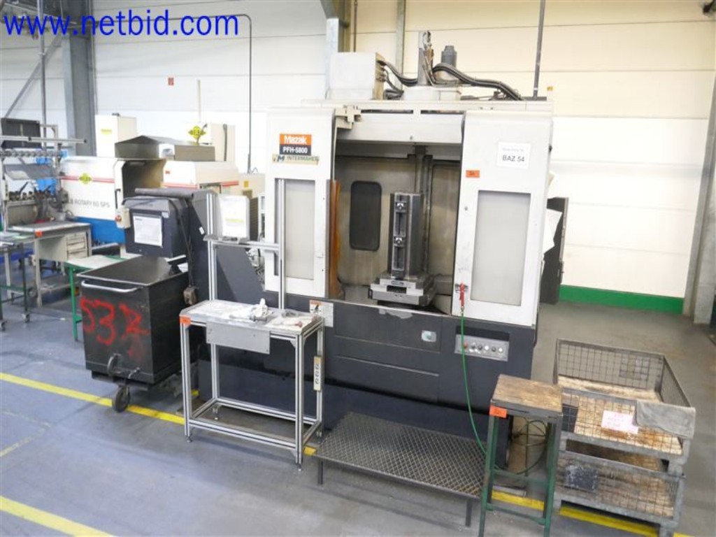 Mazak PFH-5800 Centrum obróbcze CNC (BAZ 54) kupisz używany(ą) (Auction Premium) | NetBid Polska