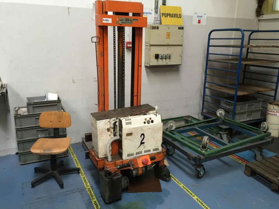 Used EHU 8 Electrical pallet stacker for Sale (Trading Premium) | NetBid Slovenija