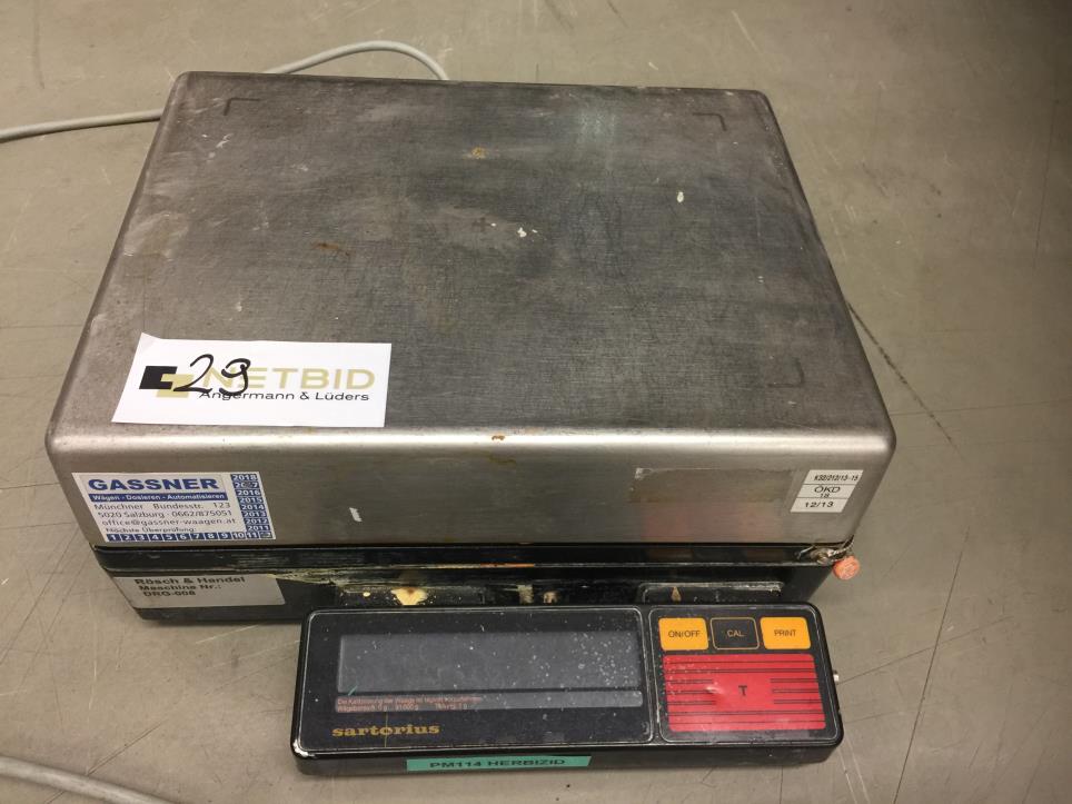 Used Sartorius Sartorius I31-A2 Table scale for Sale (Trading Premium) | NetBid Industrial Auctions