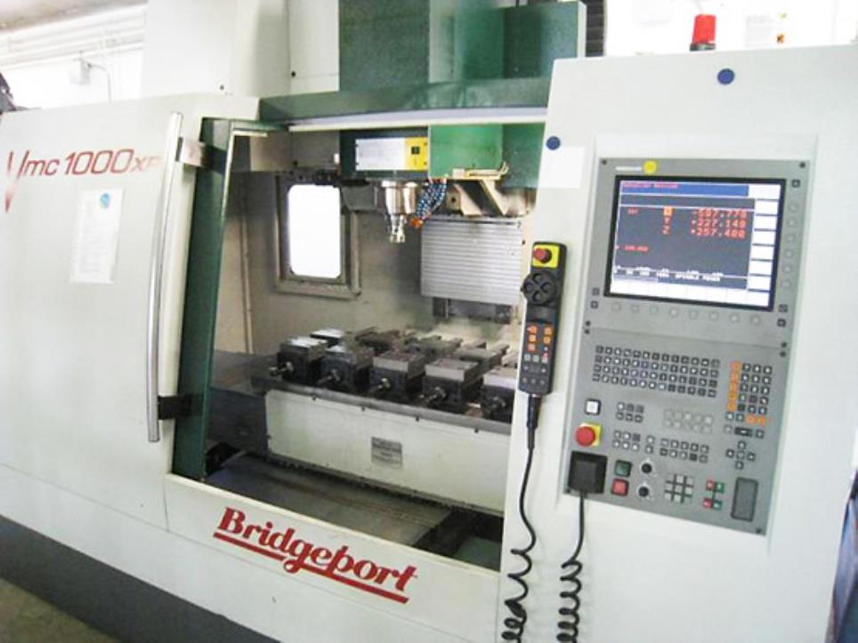 Used Bridgeport VMC 1000.22 4 AXIS CNC Vertical Machining Center with ITNC530 Heidenhain steering for Sale (Trading Premium) | NetBid Industrial Auctions