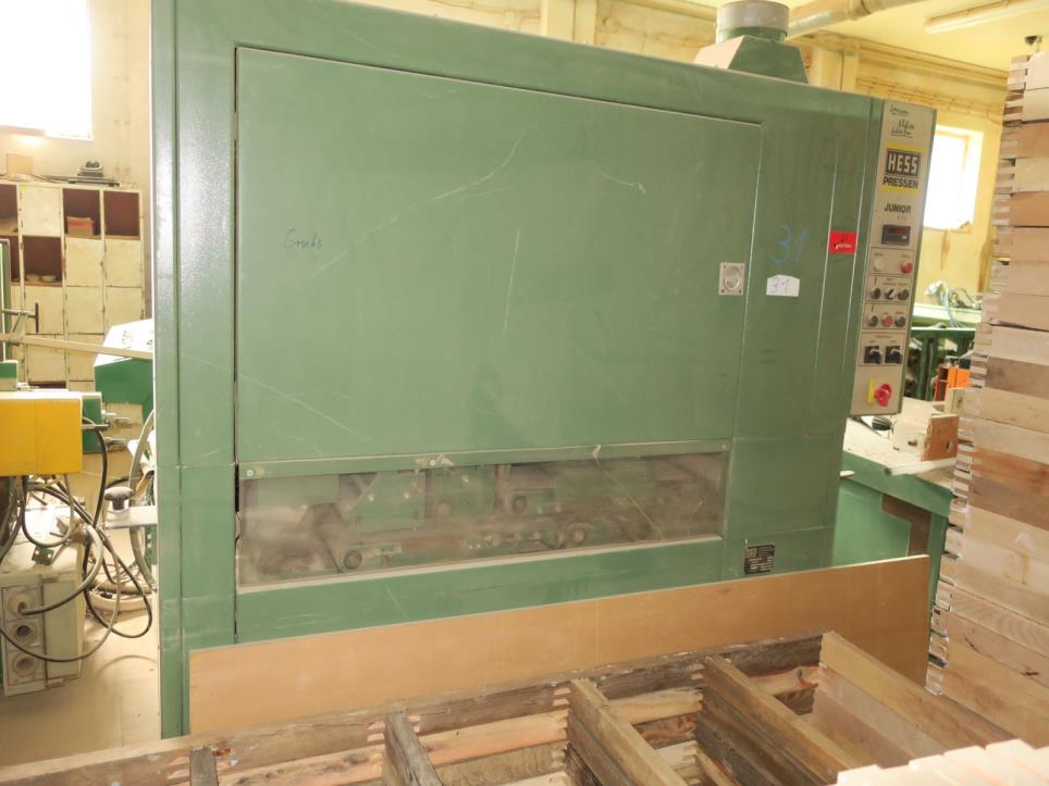 Used Hess Pressen Junior Belt Sander For Sale Auction Premium