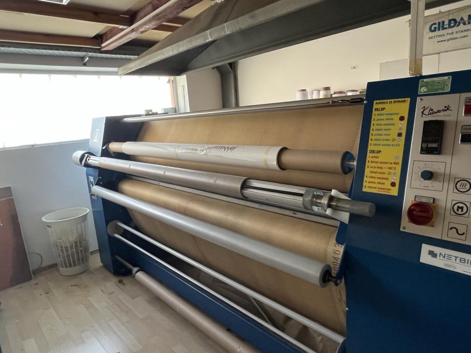 Used Klieverik GTC-2300 Transfer and sublimation machine for fabrics for Sale (Auction Premium) | NetBid Industrial Auctions