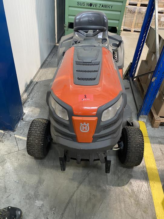 Used Husqvarna CTH 164T Ride-On Mower with plough for Sale (Auction Premium) | NetBid Industrial Auctions