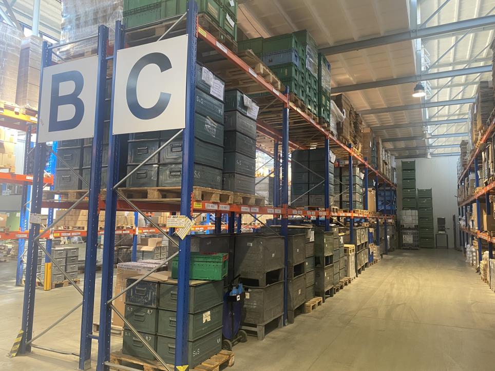 Used Shelving 423 pallet spaces ABCDEI for Sale (Auction Premium) | NetBid Slovenija