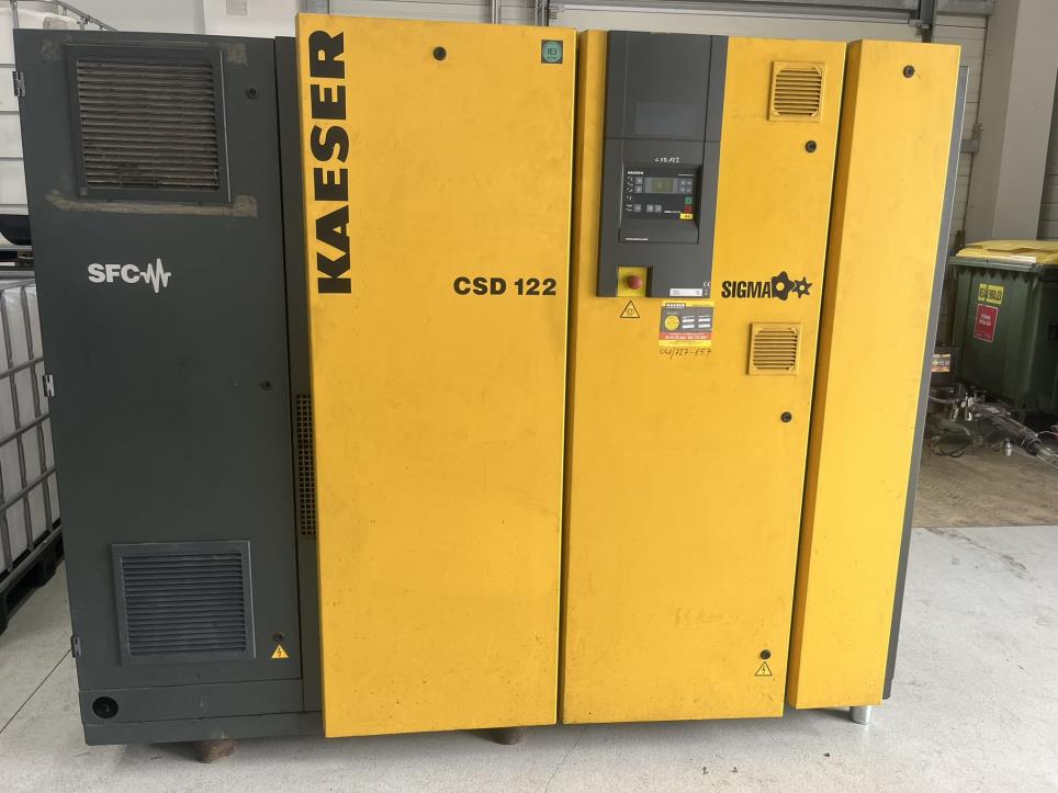 Used Kaeser  CSD 122 SFC Compressor for Sale (Auction Premium) | NetBid Industrial Auctions