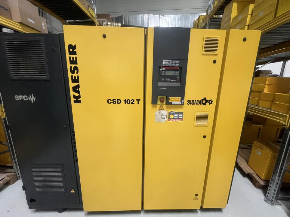 Used Kaeser  CSD 102 T SFC Compressor for Sale (Auction Premium) | NetBid Industrial Auctions