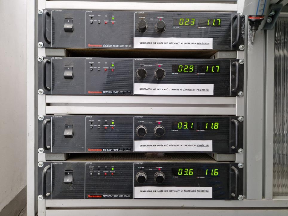 Used Sorensen DCS20-150E Programmable DC power supply, 4 pcs for Sale (Auction Premium) | NetBid Industrial Auctions