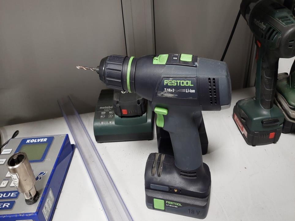 Used Festool T18+3 Electric screwdriver for Sale (Auction Premium) | NetBid Industrial Auctions