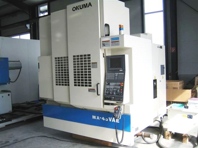 Used Okuma MX 45 VAE Vertical machining centre for Sale Trading