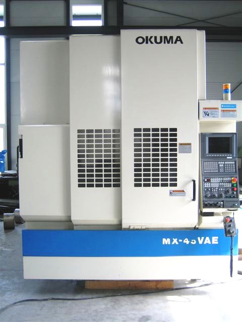 Used Okuma MX 45 VAE Vertical machining centre for Sale Trading